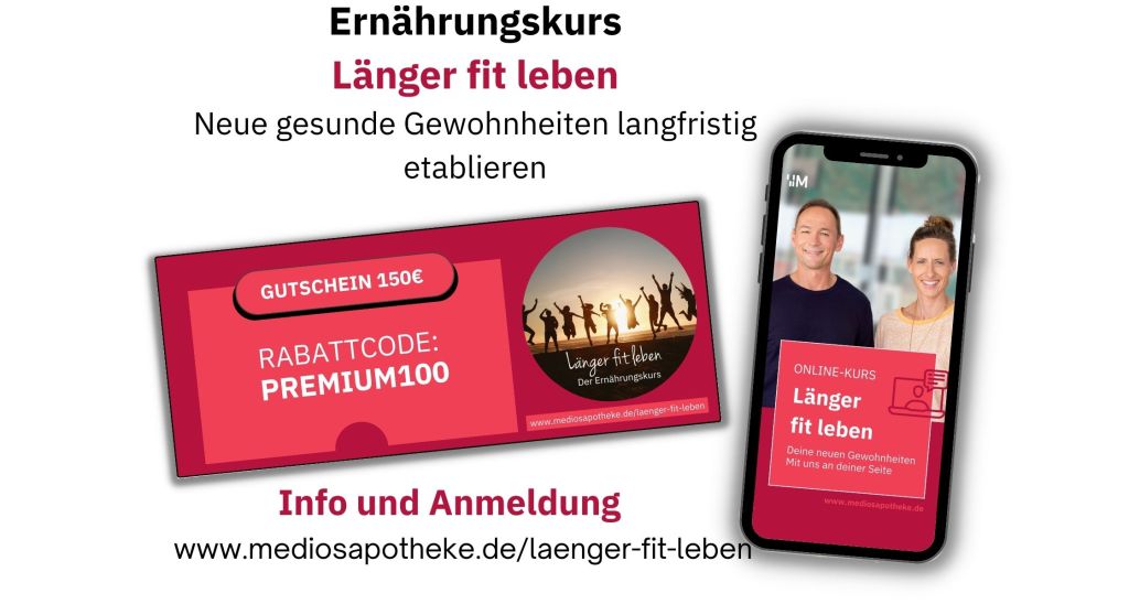 Länger fit leben Ernährungskurs Antje Behrendt Alexander Koch MediosApotheke Präventionskurs